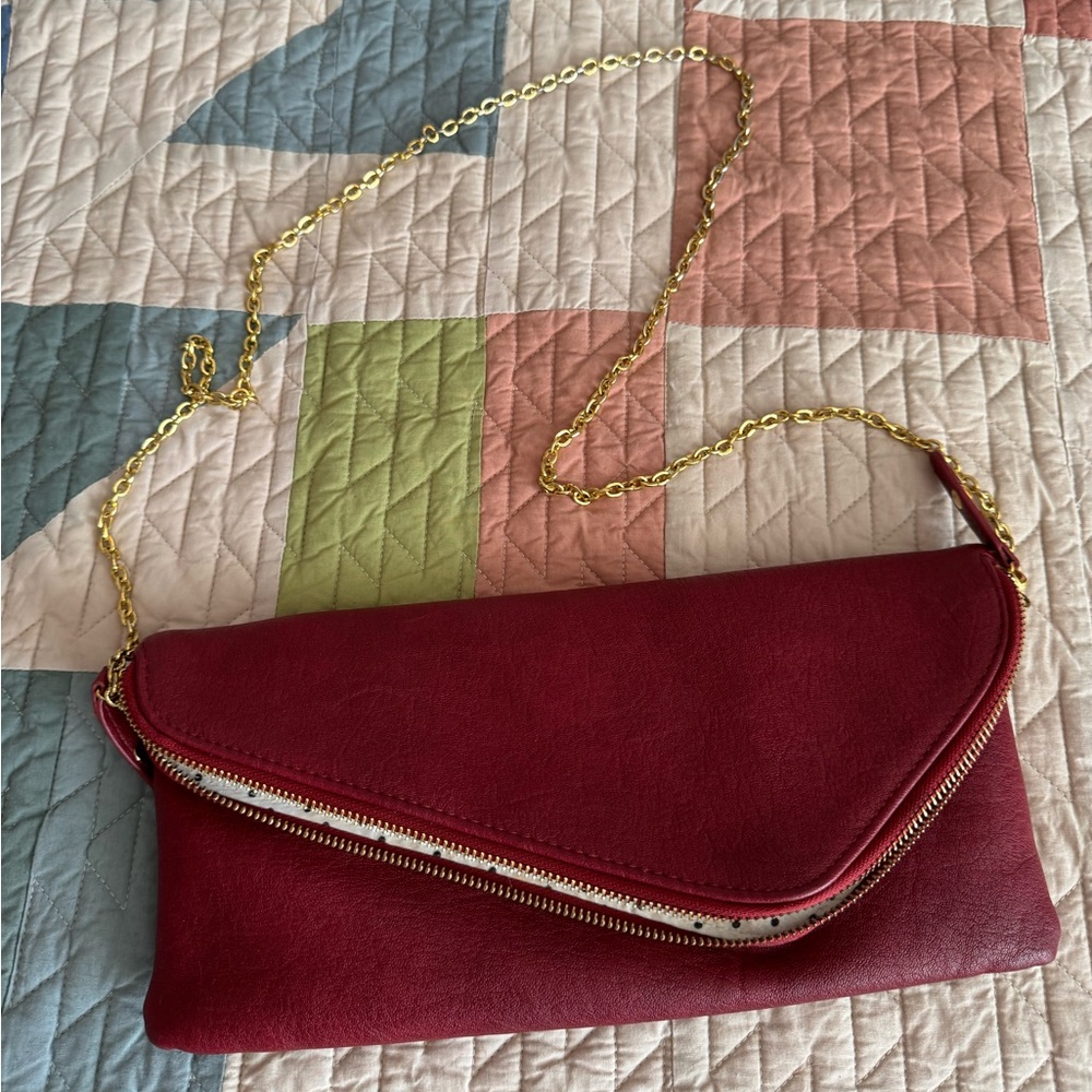 Maroon crossbody